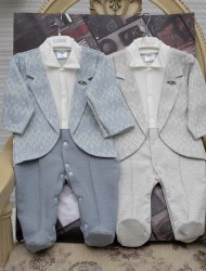 Комбинезон "Скандинавская елочка", нарядный, с пиджаком 